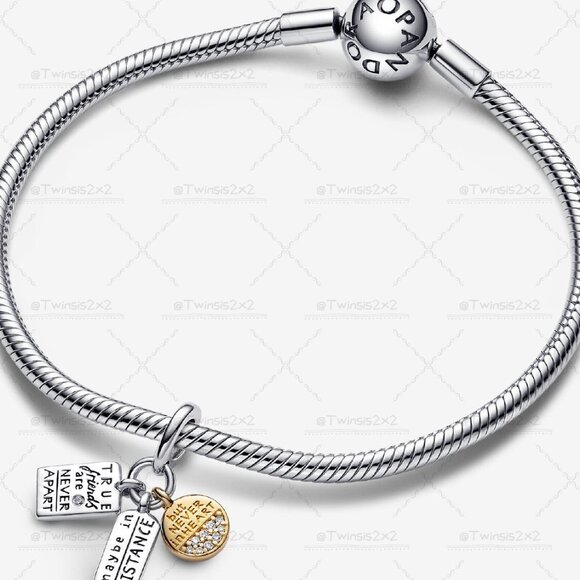 Pandora Friendship Triple Dangle Charm - Picture 3 of 6